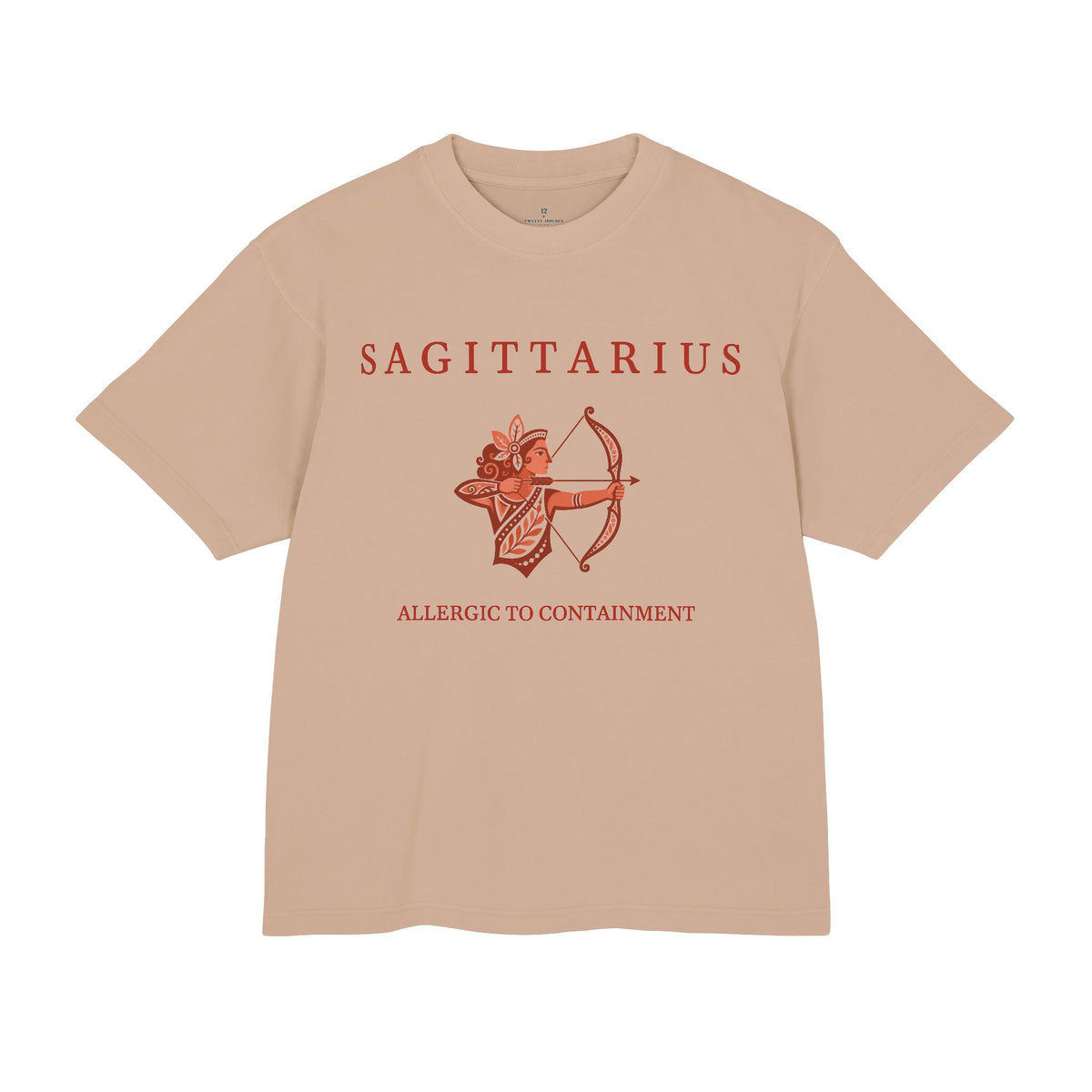 Sagittarius Unisex Flagship Terracotta Tee