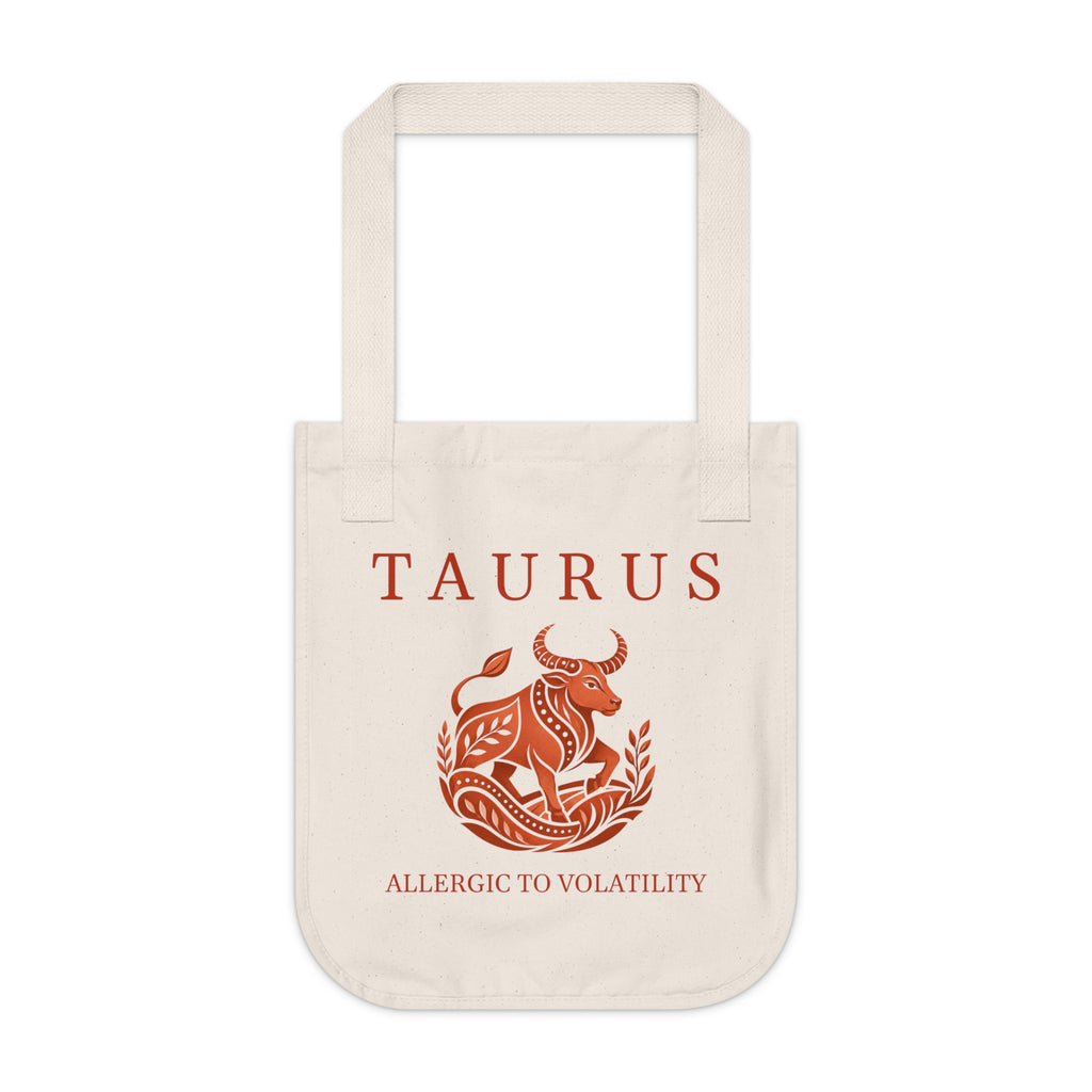 Taurus Organic Canvas Tote Bag