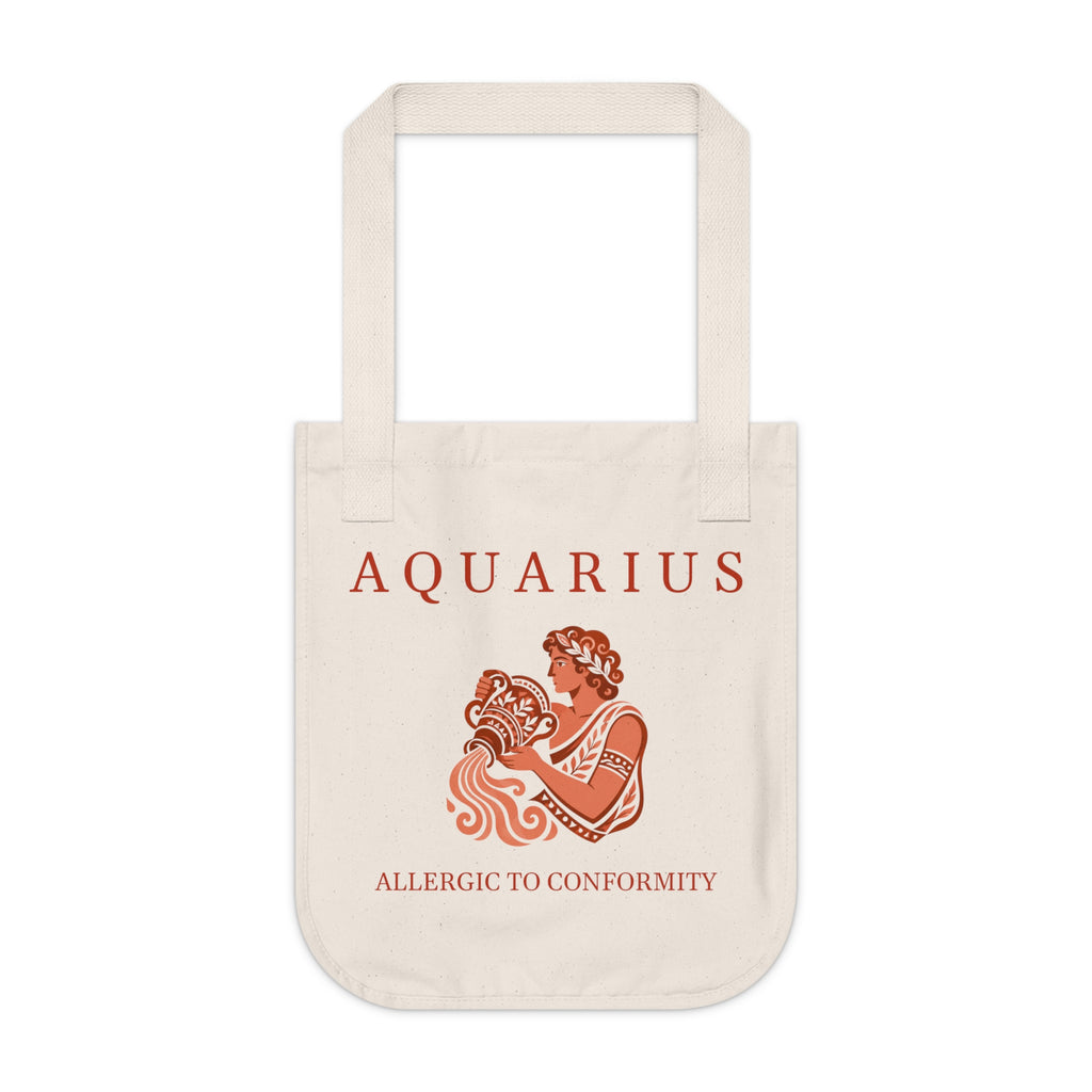 Aquarius Organic Terracotta Tote Bag