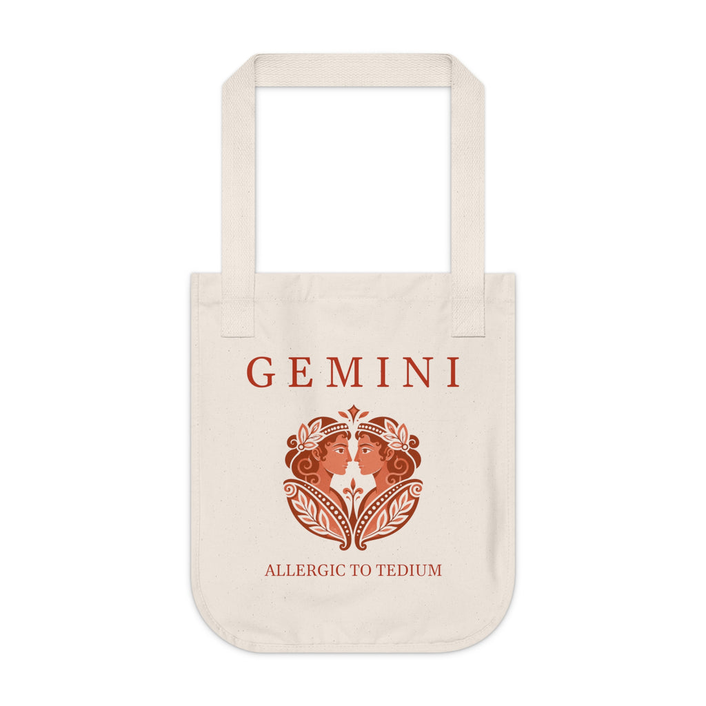 Gemini Organic Canvas Tote Bag