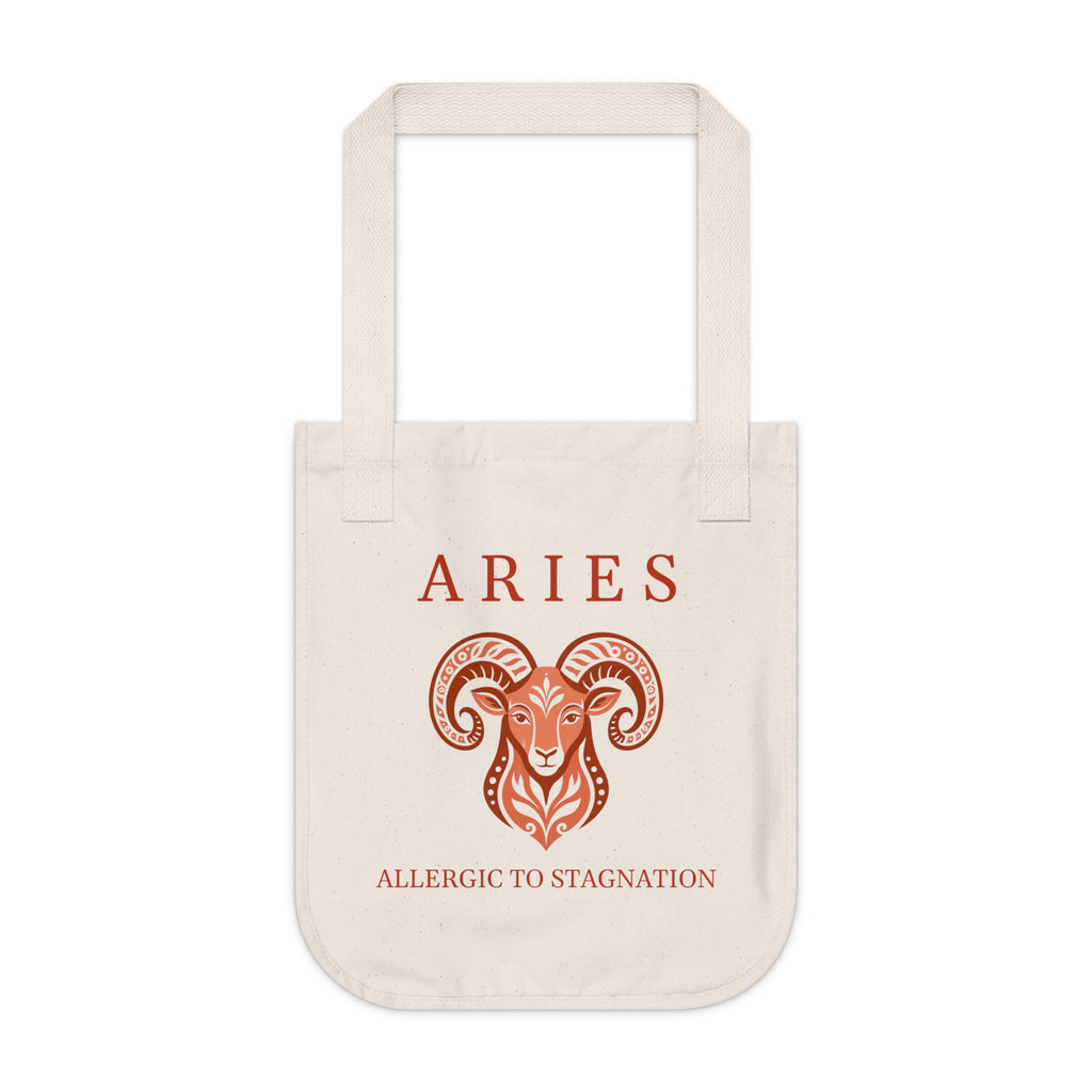 Aries Organic Canvas Tote Bag