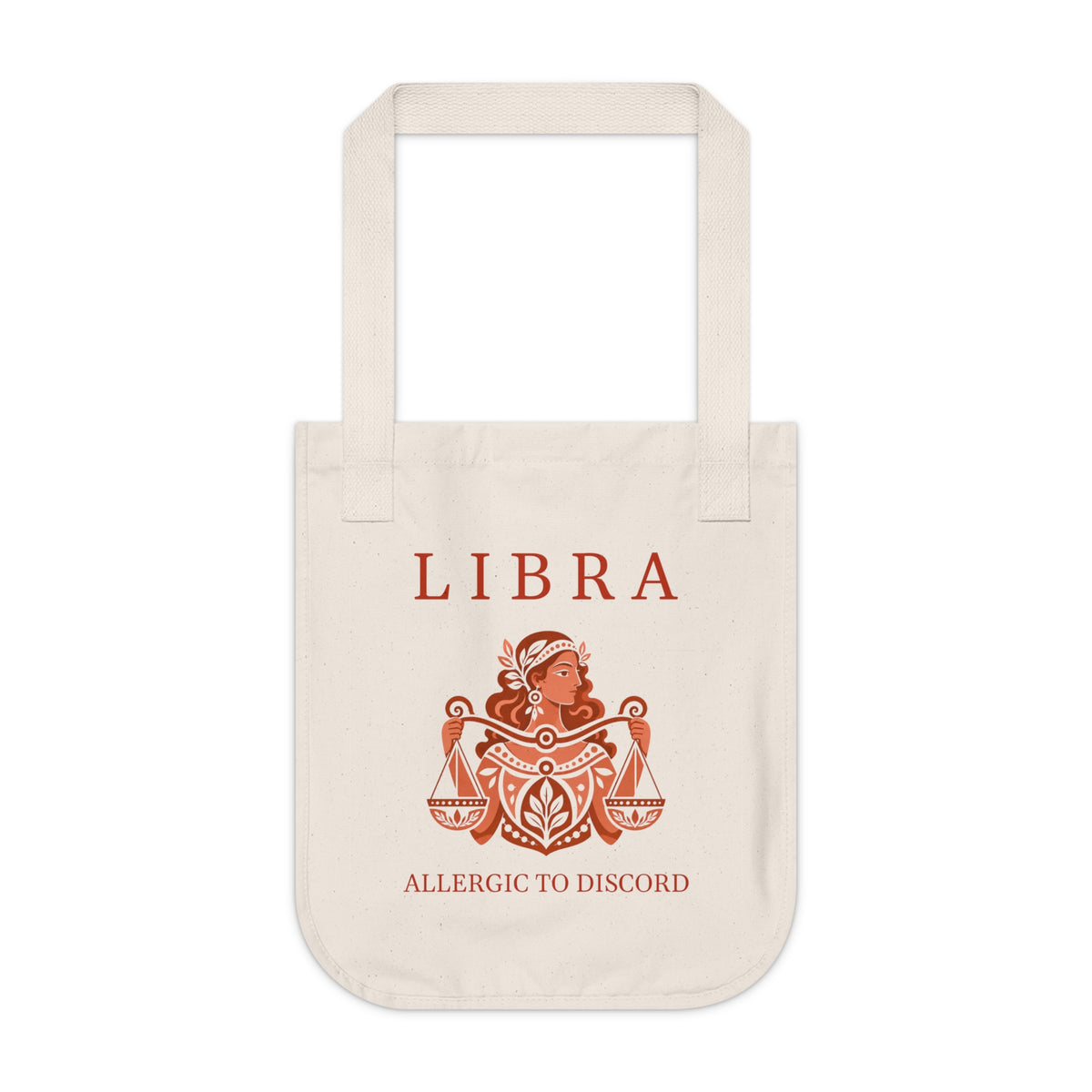 Libra Organic Canvas Tote Bag
