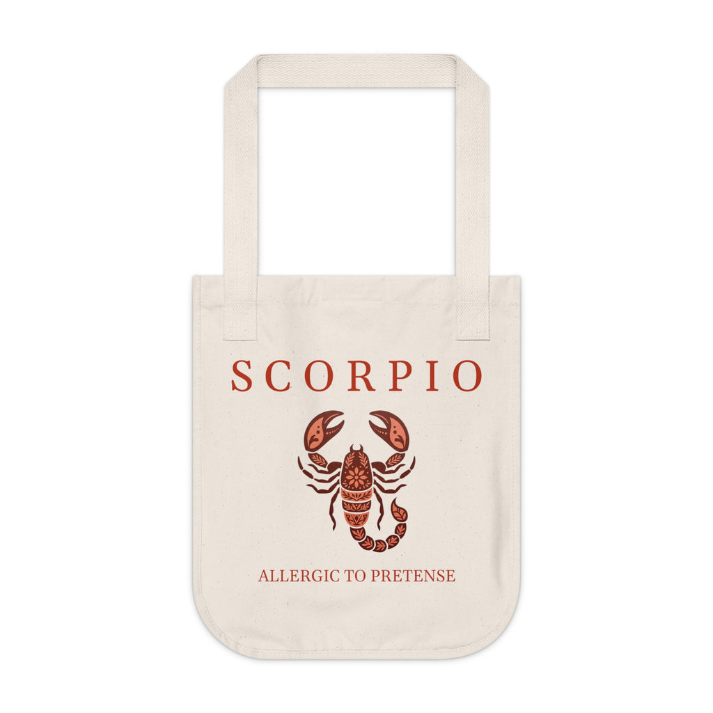Scorpio Organic Canvas Tote Bag