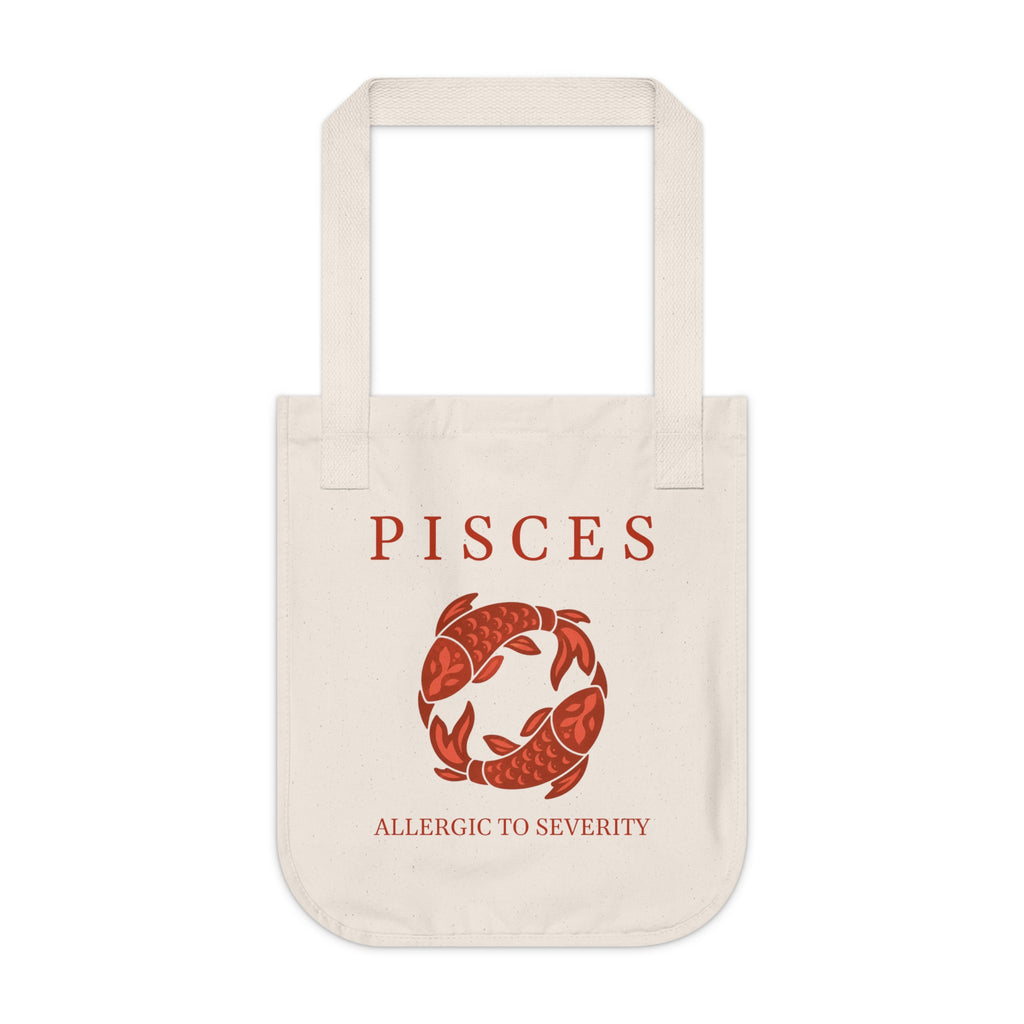 Pisces Organic Canvas Tote Bag