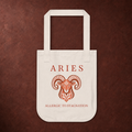 Aries Organic Canvas Tote Bag