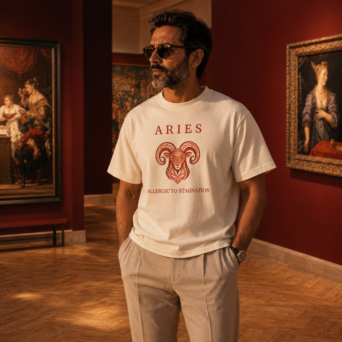 Aries Unisex Flagship Terracotta Tee
