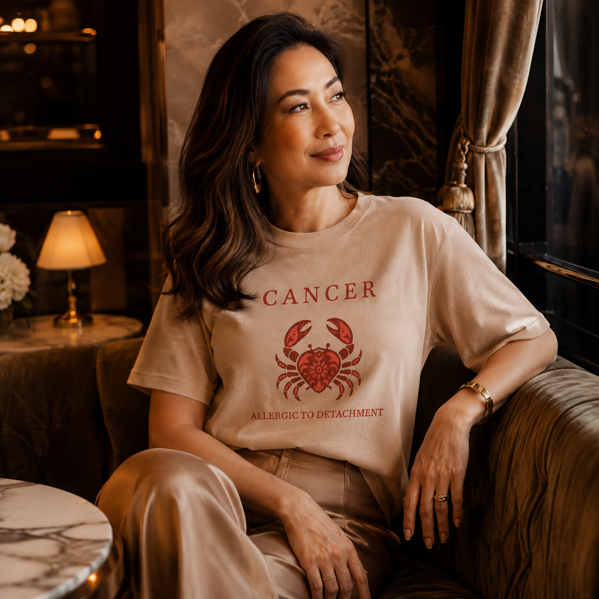 Cancer Unisex Flagship Terracotta Tee