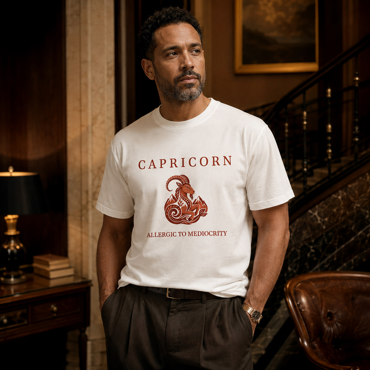 Capricorn Unisex Flagship Terracotta Tee
