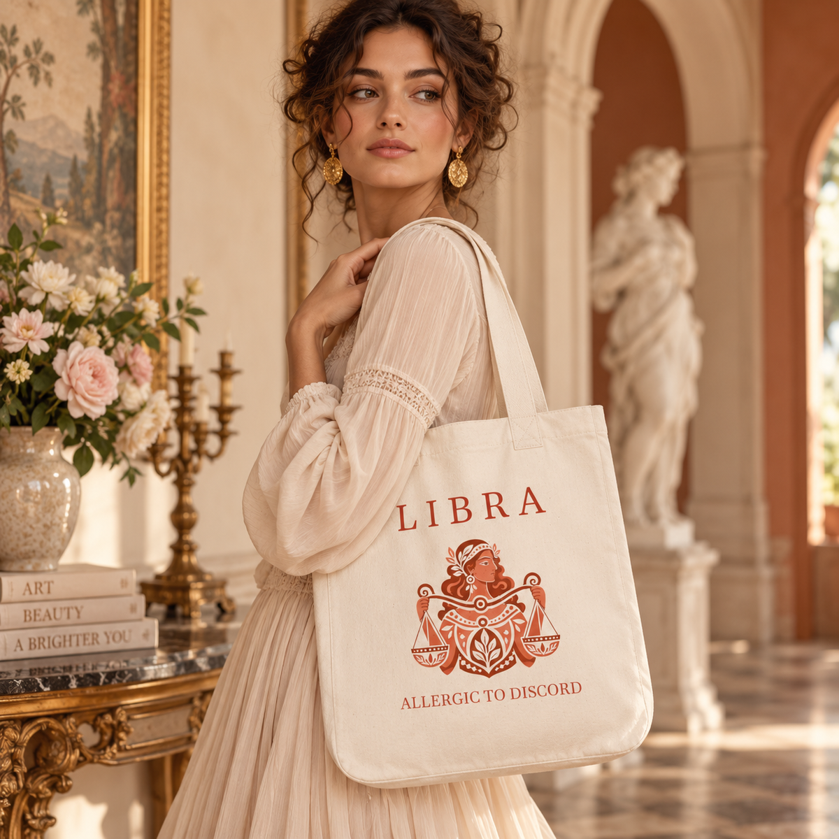 Libra Organic Canvas Tote Bag