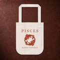 Pisces Organic Canvas Tote Bag