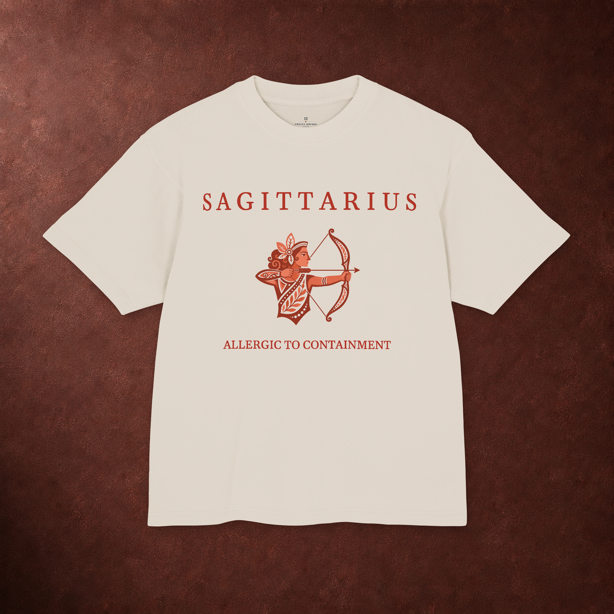 Sagittarius Unisex Flagship Terracotta Tee
