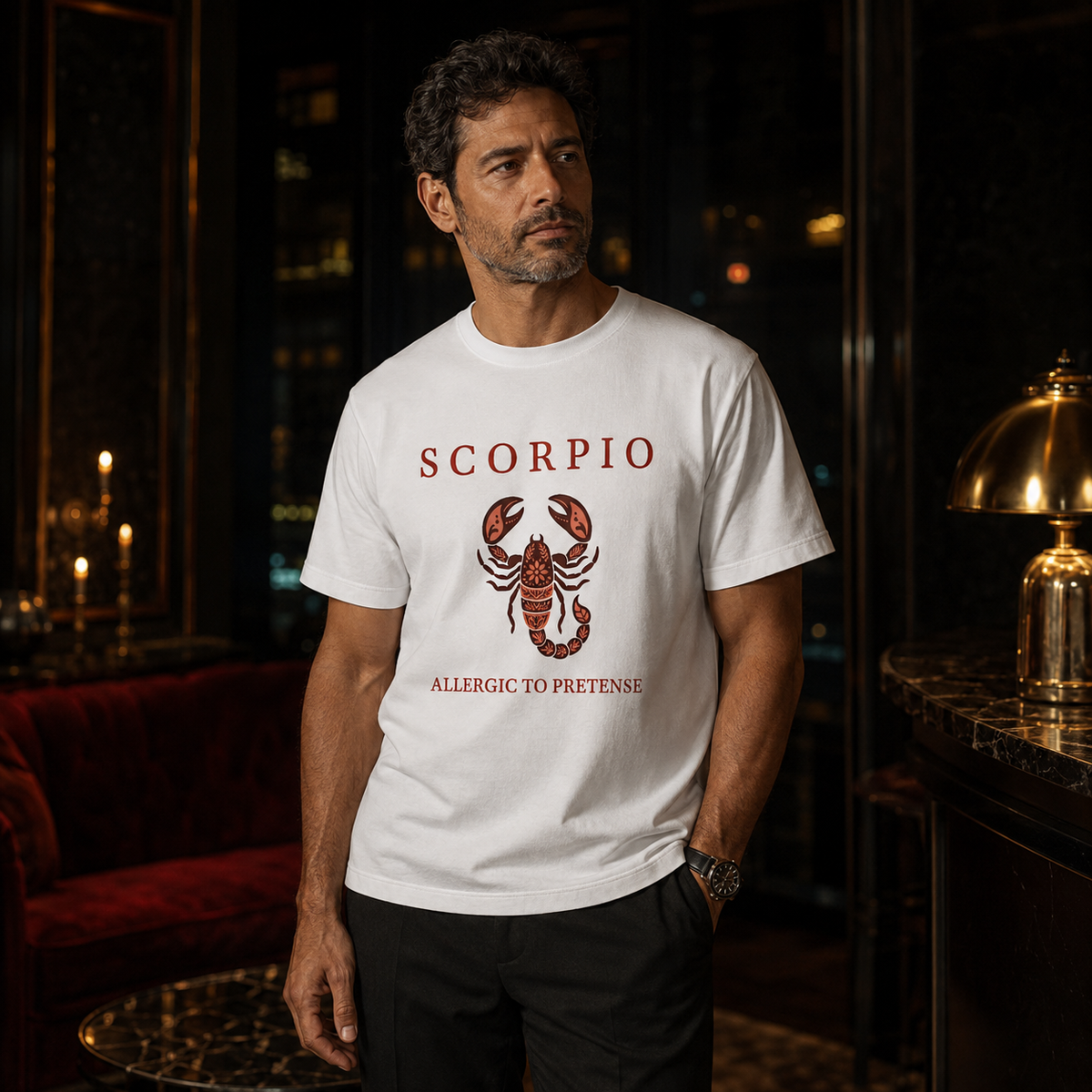 Scorpio Unisex Flagship Terracotta Tee