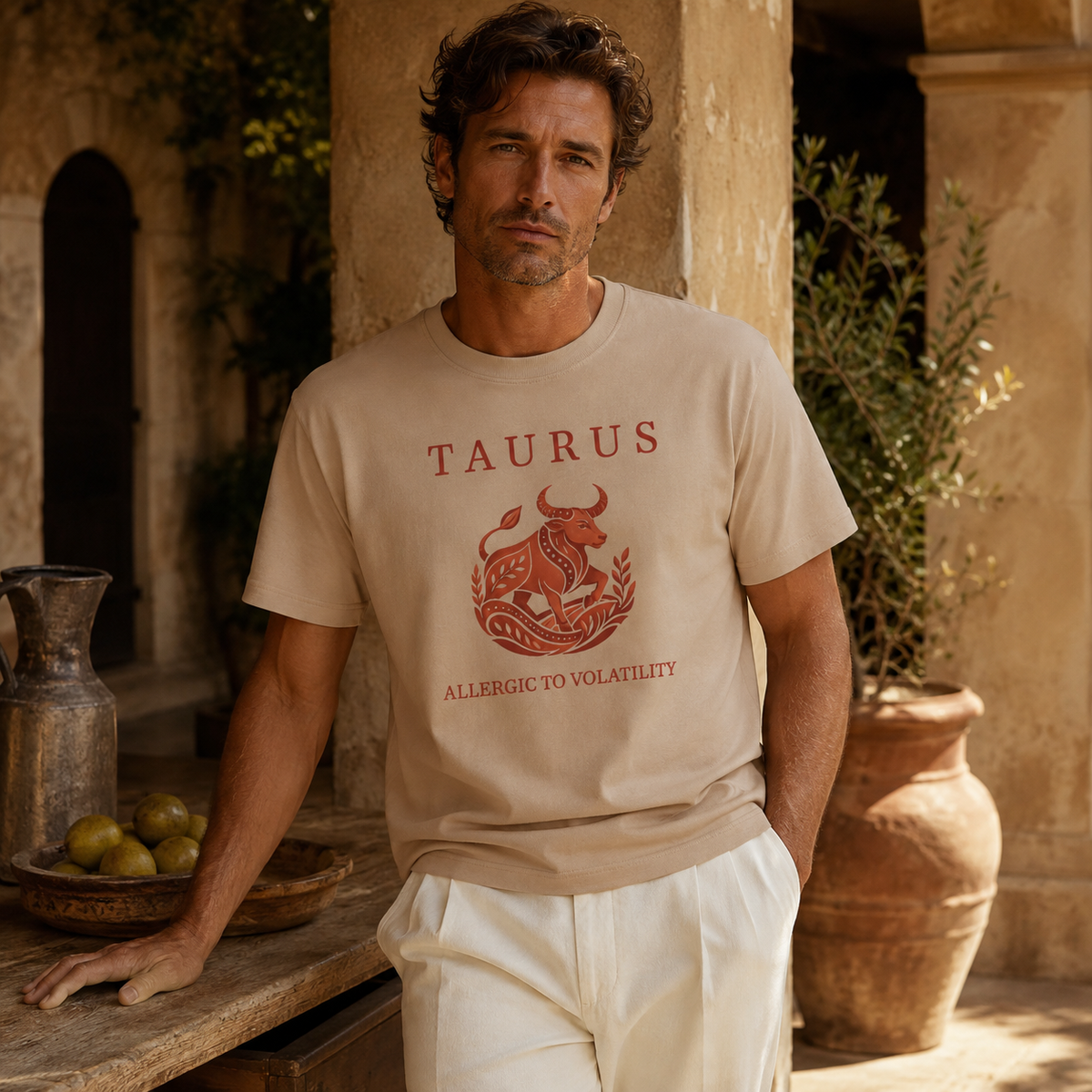Taurus Unisex Flagship Terracotta Tee
