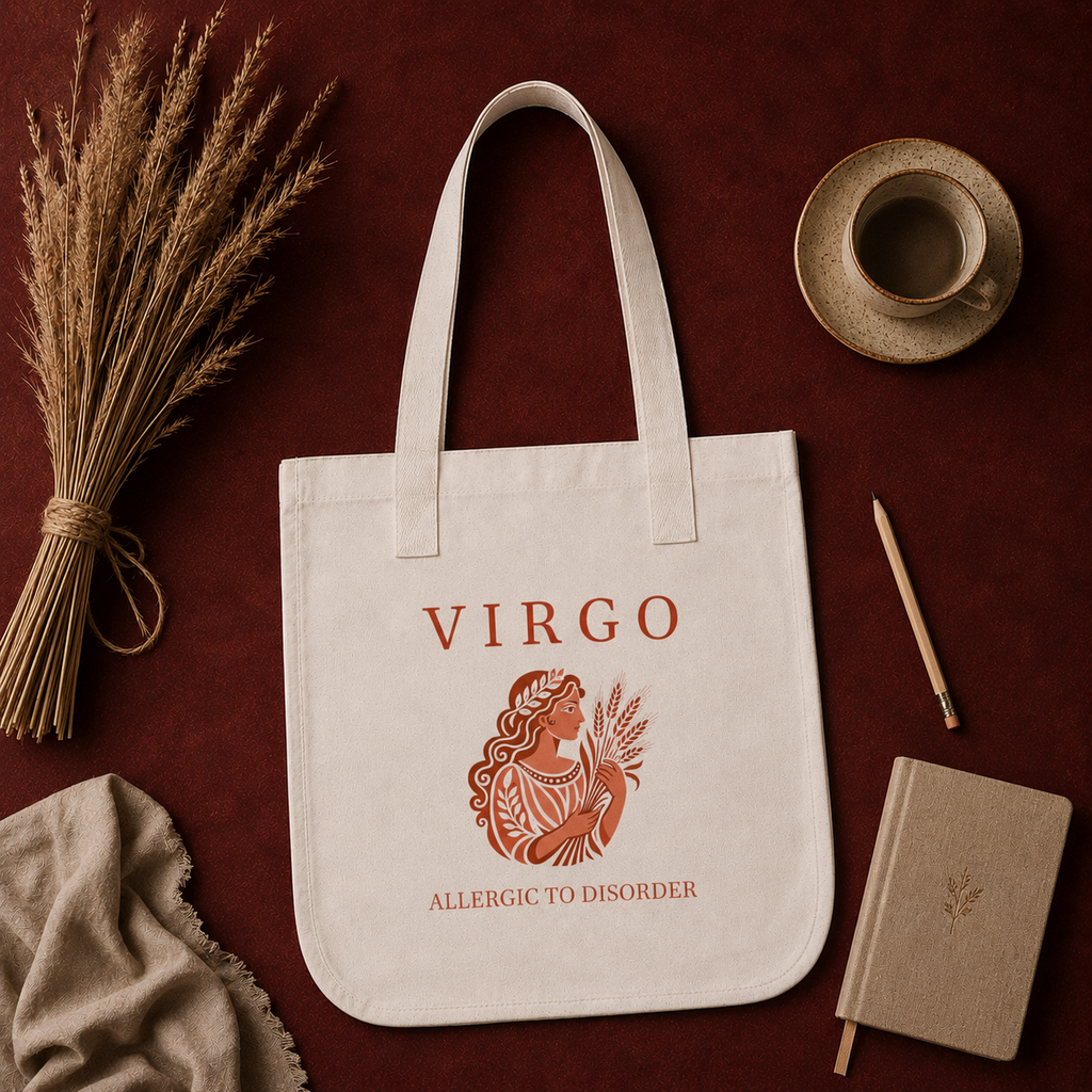 Virgo Organic Canvas Tote Bag