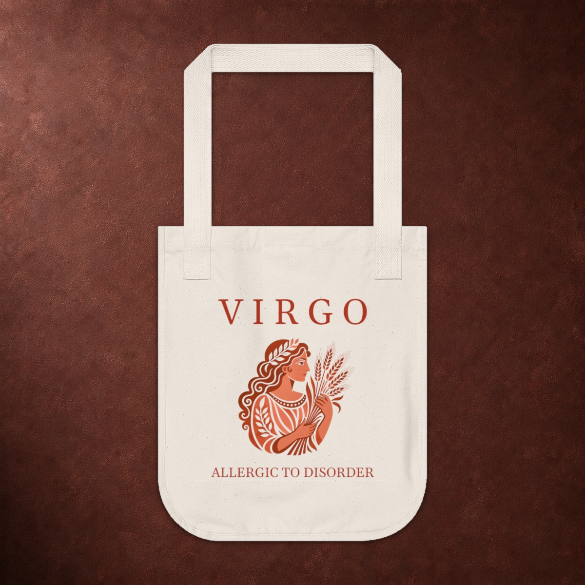 Virgo Organic Canvas Tote Bag